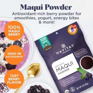 Navitas Maqui Powder - Organic, Freeze-Dried Superfood