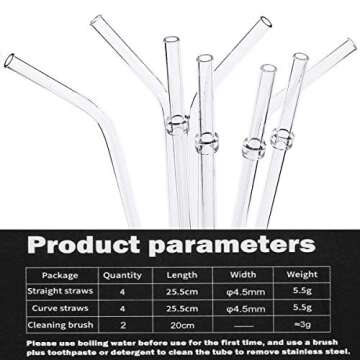 ZYTC Reusable Drinking Straws for Yeti & Ozark Tumblers