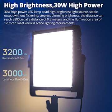 AMBITFUL P35R RGB Video Light - Professional Lighting Kit for All Creators