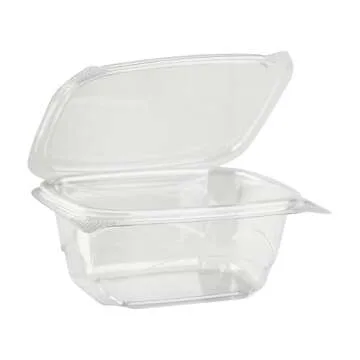 Karat PET Hinged Deli Containers for Versatile Food Storage