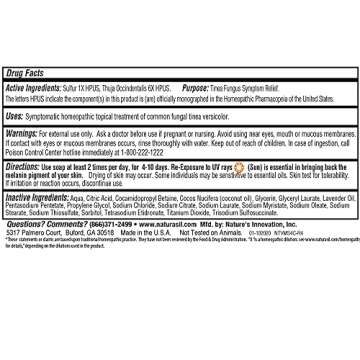 Naturasil Tinea Versicolor Treatment +2 Bars | Max-Strength 10x Soap | Antifungal Micronized Sulfur ...