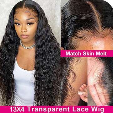 HD Transparent Lace Wig Loose Wave 20 inch Human Hair Wig