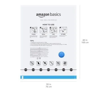 Amazon Basics Jumbo Vacuum Compression Storage Bags