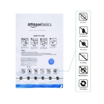 Amazon Basics Jumbo Vacuum Compression Storage Bags