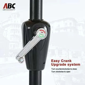 ABCCANOPY 10' Premium Patio Umbrella - Heather Beige