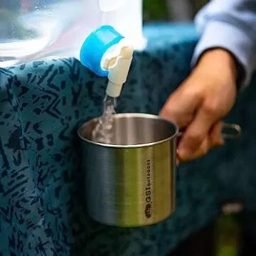 GSI Outdoors Glacier Stainless Steel Bottle Cup for Camping
