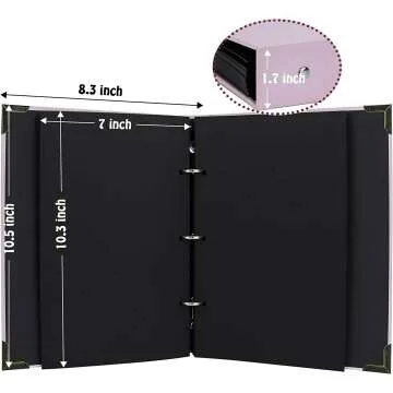 DIY Scrapbook Album Kit with Pens and Stickers