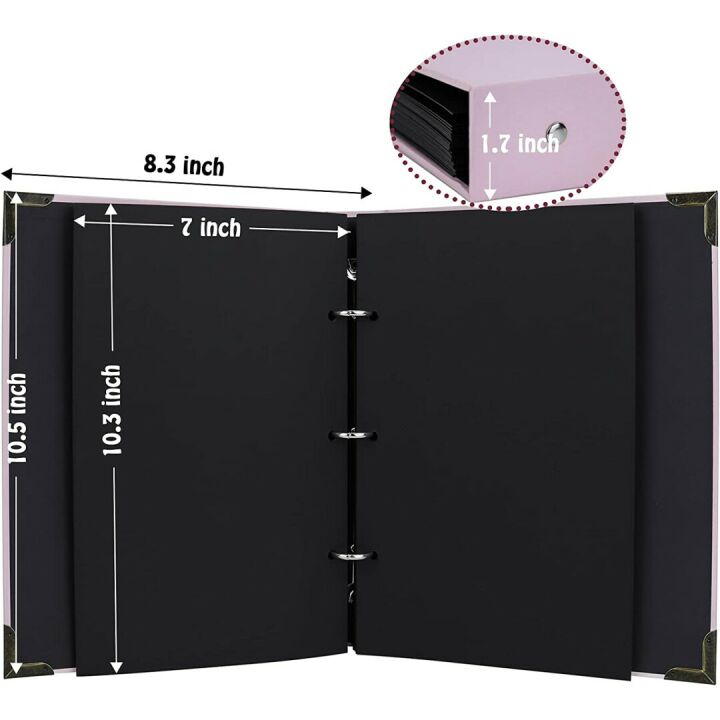 DIY Scrapbook Album Kit with Pens and Stickers