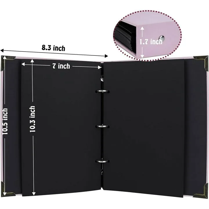 DIY Scrapbook Album Kit with Pens and Stickers