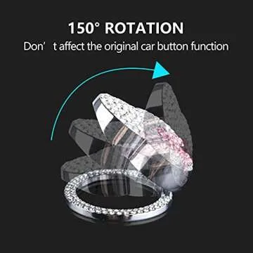 Bling Crystal Rhinestone Car Accessories for Women