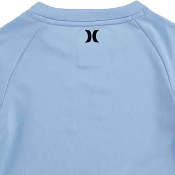 Hurley Boys' 3T Rash Guard Shirt with UPF 50+ Protection