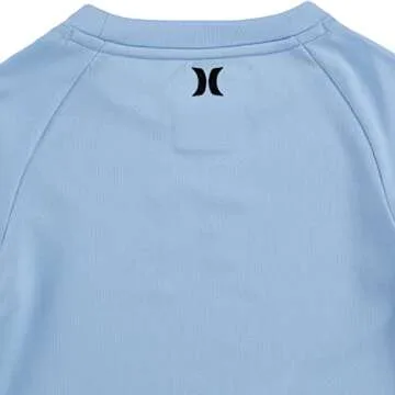 Hurley Boys' 3T Rash Guard Shirt with UPF 50+ Protection