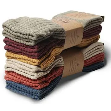 Yacht & Smith Women's Soft Slouch Socks - 6 Pairs