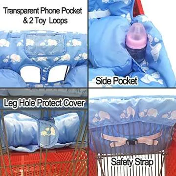 Shop Soft Pillow 2-in-1 Cover for Baby Carts & High Chairs