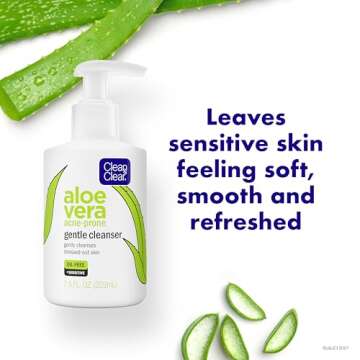 Gently Cleanse Acne-Prone Skin with Clean & Clear Aloe Vera Face Wash