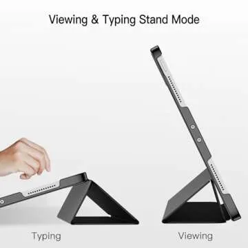 JETech Case for iPad Pro 11-Inch, 2022/2021/2020/2018 Model (4th/3rd/2nd/1st Generation), Compatible with Pencil, Cover Auto Wake/Sleep (Black)