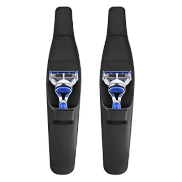 TeaiEei 2 Pack Razor Case for Travel Silicone Safety Waterproof for Gillette Parker Merkur Soft Shav...