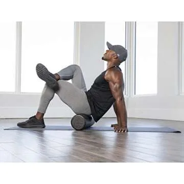 High Density Muscle Foam Rollers by Day 1 Fitness - Sports Massage Rollers for Stretching, Physical ...