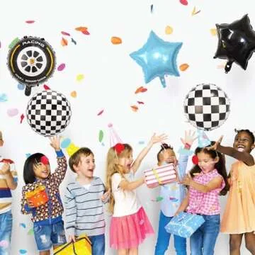 142 Pcs Race Car Balloons Garland for Kids Parties