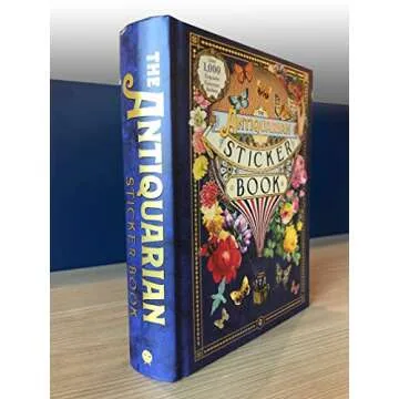 Antiquarian Sticker Book with Over 1,000 Victorian Stickers