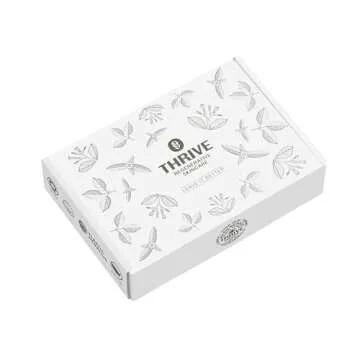 Thrive Natural Care Vacation Skin Care Set - Face Scrub, SPF30 and Face Wash - Vegan & Cruelty Free