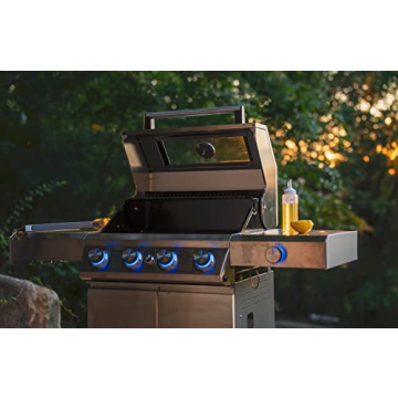 Monument 4-Burner Propane Grill with BBQ Cover
