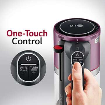 LG CordZero Cordless Stick Vacuum Cleaner, 2 Batteries [10 Year Motor Warranty] Powerful Cleaning fo...