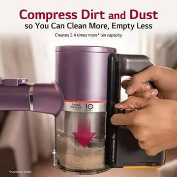 LG CordZero Cordless Stick Vacuum Cleaner, 2 Batteries [10 Year Motor Warranty] Powerful Cleaning for Carpet, Floor, Hardwood, Pet Hair, Furniture, Dust, Lightweight, High-Capacity Dust Bin, A927