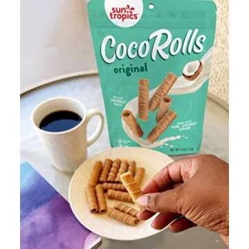 Sun Tropics Coco Rolls Original Crunchy Snack 4 OZ