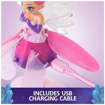 Crystal Flyers Magical Flying Doll for Kids 5 and Up