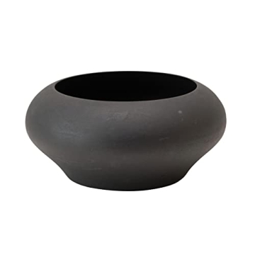 Creative Co-Op Round Wood Bowl - Elegant Centerpiece
