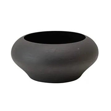 Creative Co-Op Round Wood Bowl - Elegant Centerpiece