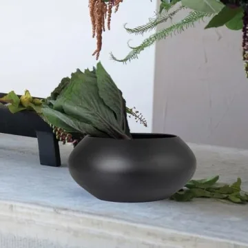 Creative Co-Op Round Wood Bowl - Elegant Centerpiece