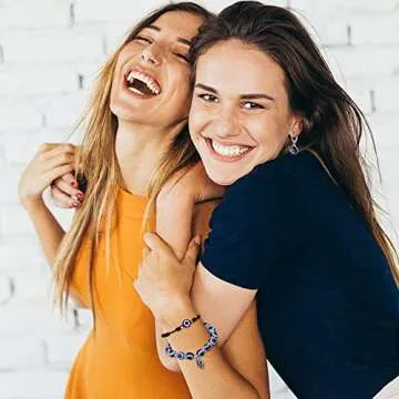 Jslohas Evil Eye Jewelry Set for Protection and Good Luck