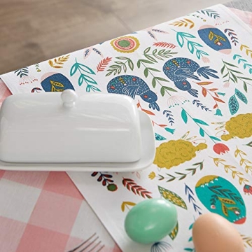 DII Easter Folk Table Runner 14x108 for Stylish Meals