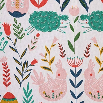 DII Easter Folk Table Runner 14x108 for Stylish Meals