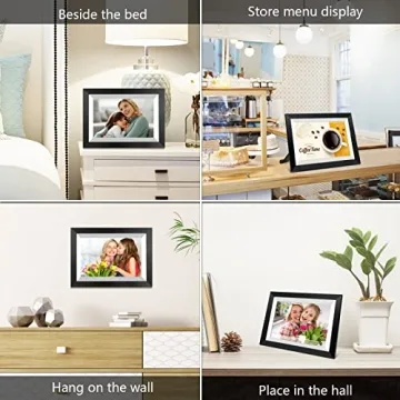 Akimart 10.1 Inch WiFi Digital Picture Frame 32GB