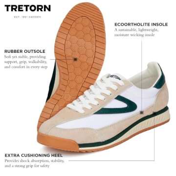 TRETORN Women's Rawlins Casual Sneakers | All-Day Comfort
