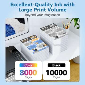 DEEIYUER 502 Ink Refill Bottles for Ecotank Printers