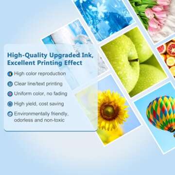 DEEIYUER 502 Ink Refill Bottles for Ecotank Printers
