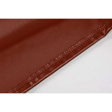 Achieer Women Sexy Strapless Bodycon PU Leather Ruched Latex Dress for Club Party Brown