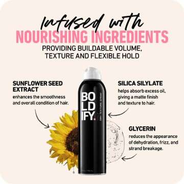 Boldify Dry Texture Spray for Fine Hair Volumizing