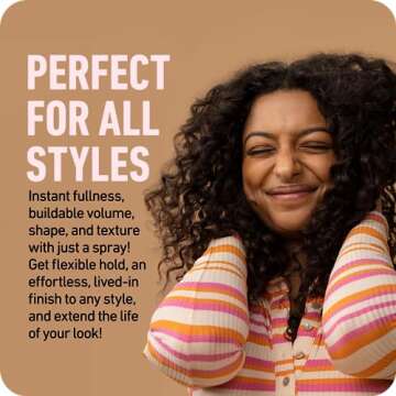 Boldify Dry Texture Spray for Fine Hair Volumizing