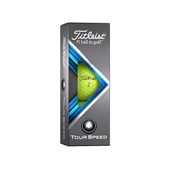 Titleist Tour Speed Yellow Golf Balls (One Dozen)