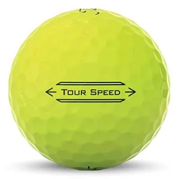 Titleist Tour Speed Yellow Golf Balls for Maximum Distance