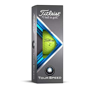 Titleist Tour Speed Yellow Golf Balls (One Dozen)