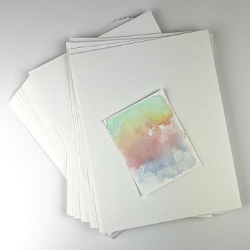50 Sheets Watercolor Paper Cold Press 300GSM 8.5x11