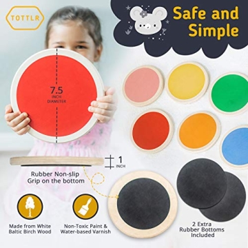 Colorful Tottlr Stepping Stones for Kids - Non-Toxic Fun