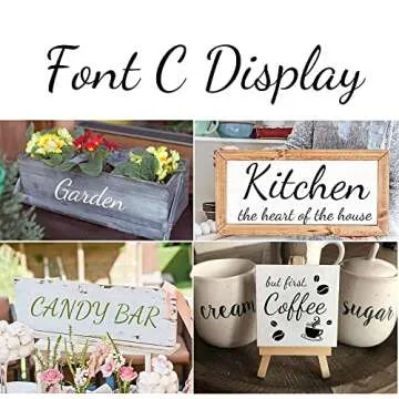 Letter Stencils for Scrapbooking 2 inch Letter Stencil Small Alphabet Stencils Reusable Letters and Numbers Stencils for Painting on Wood Scrapbook Wall Cake