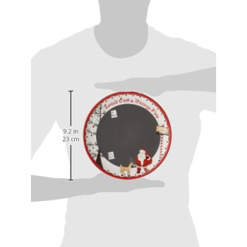 Child to Cherish Santa's Message Plate Set, Santa Cookie Plate, Santa Milk jar, and Reindeer Treat Bowl